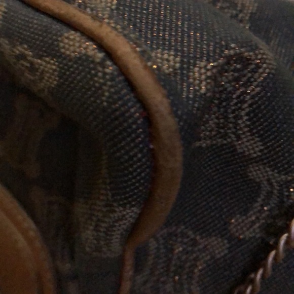 TODAY ONLY:Authentic Celine Triomphe Boogie Denim & Leather Bag rubs sold as-is - Picture 11 of 16